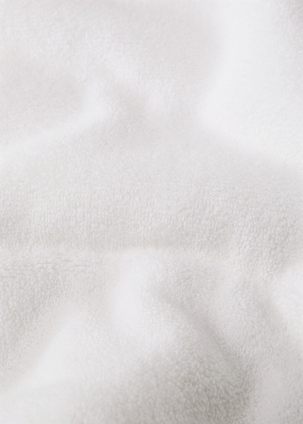 Extra-soft cotton bath mat - White