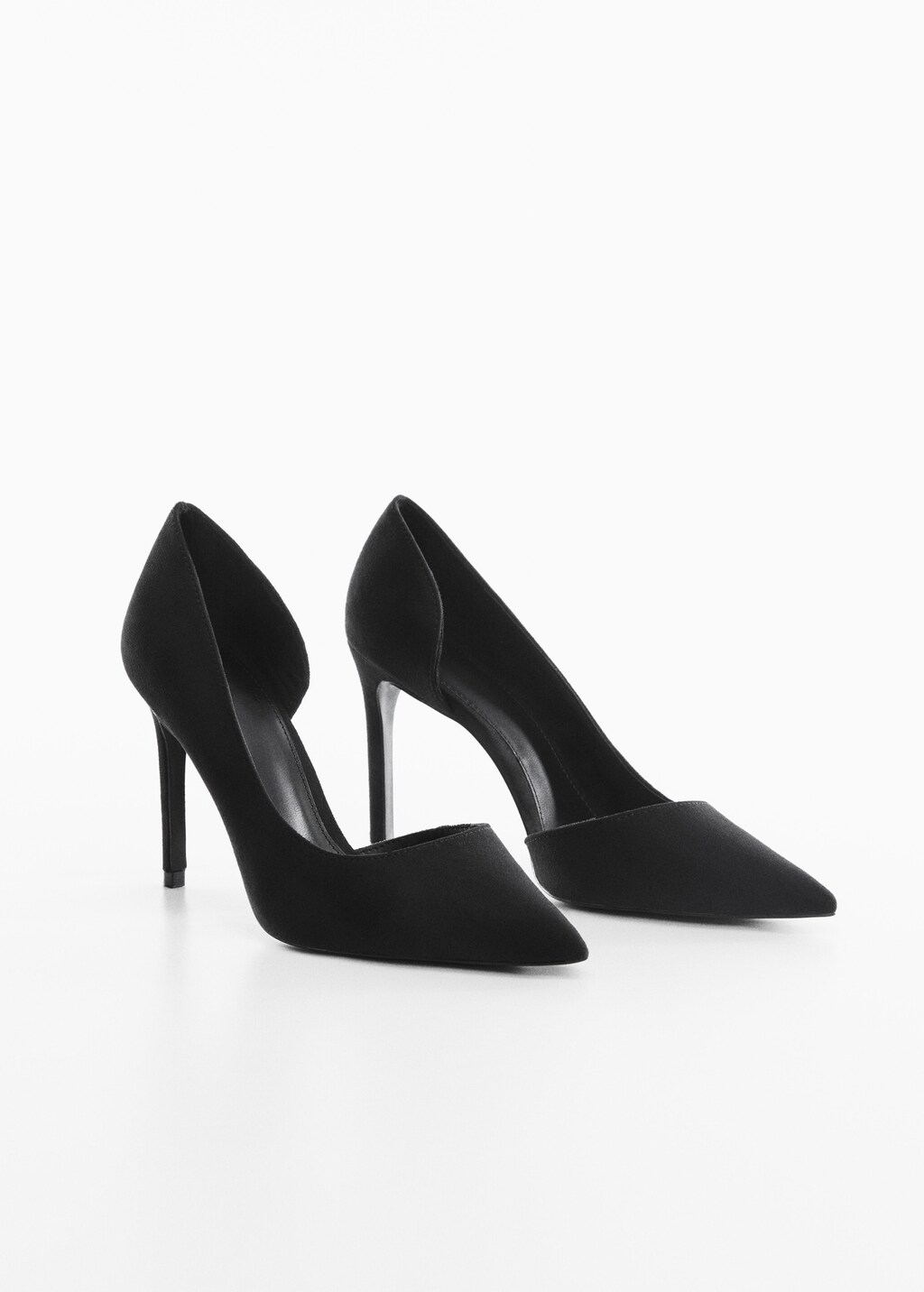 Asymmetrical heeled shoes - Black