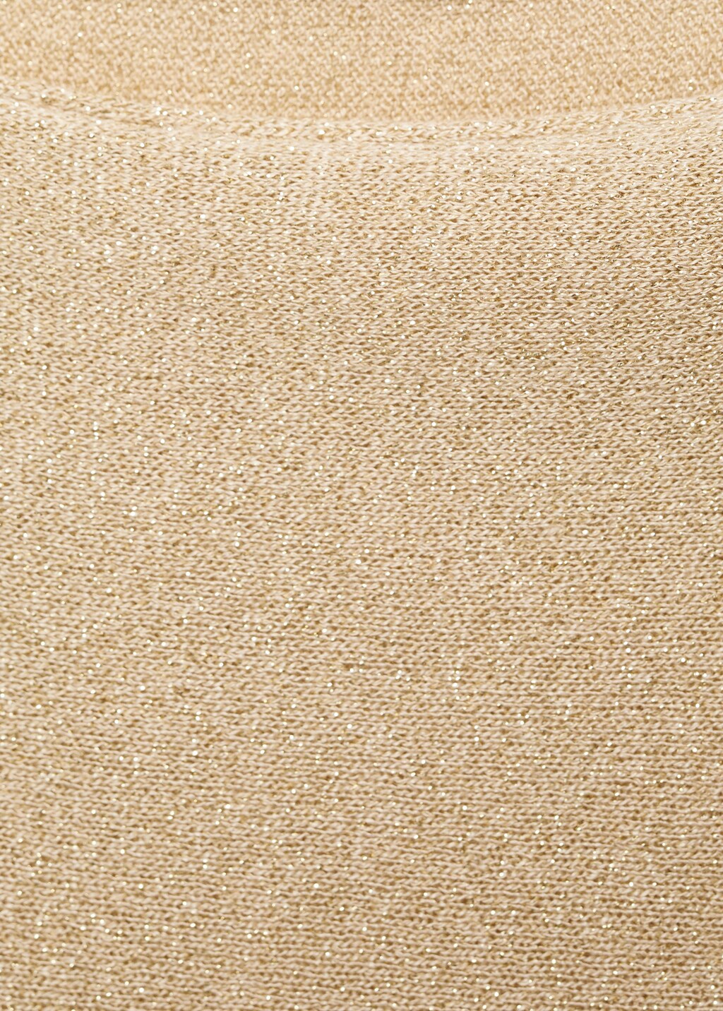 Lurex knitted cape - Gold