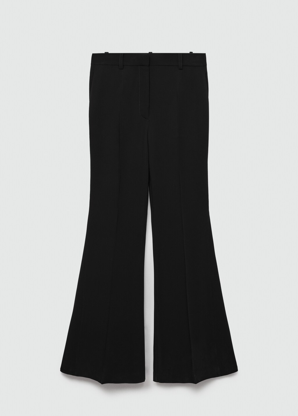 Maxi-flared trousers - Black