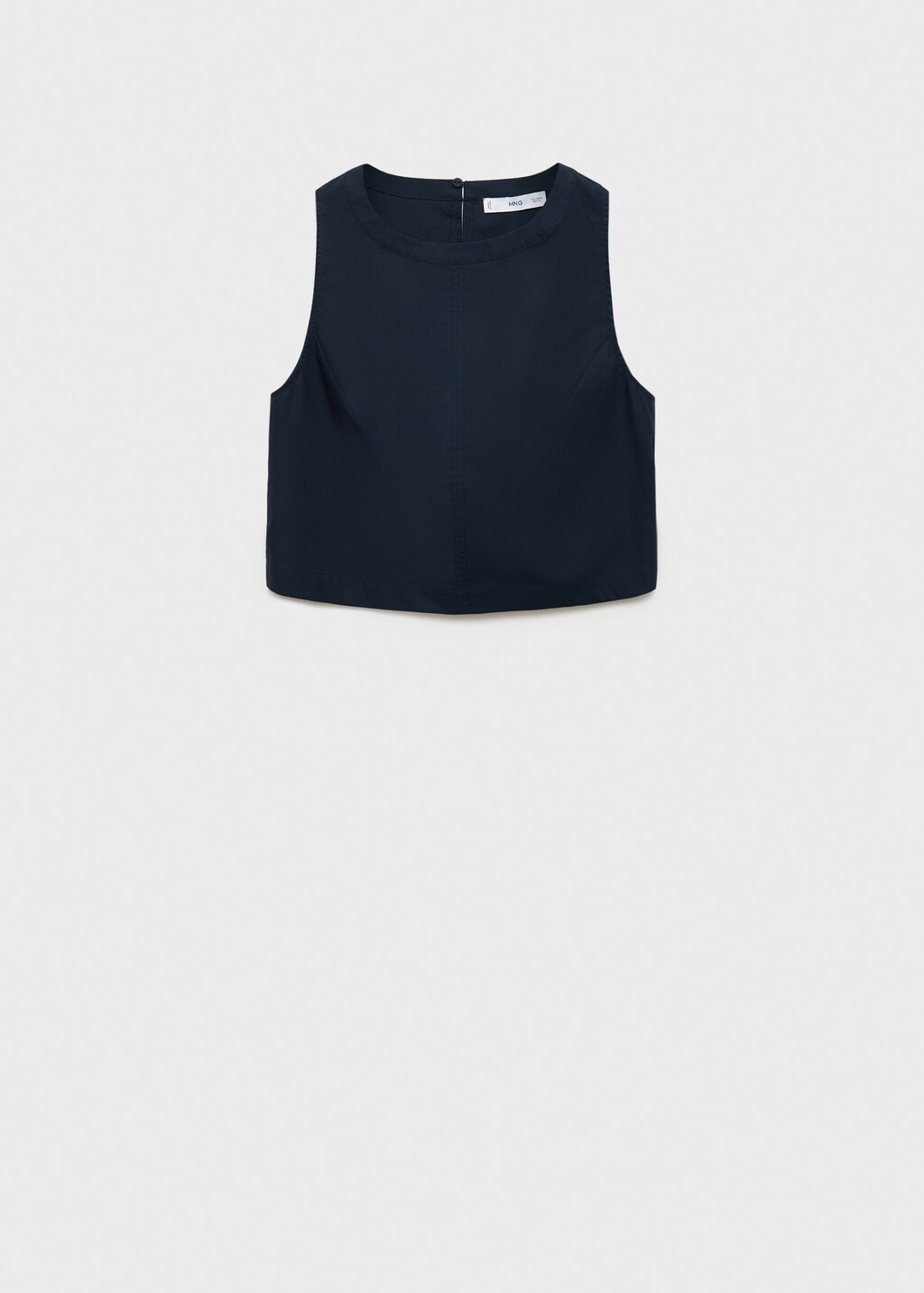 Cotton crop top - Mustard