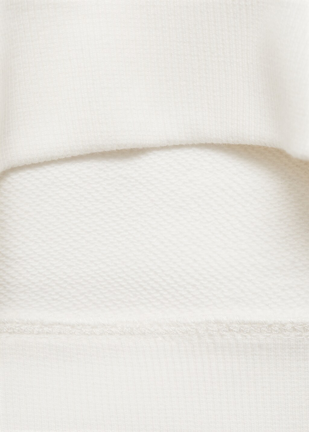 Printed embossed sweatshirt - Off White