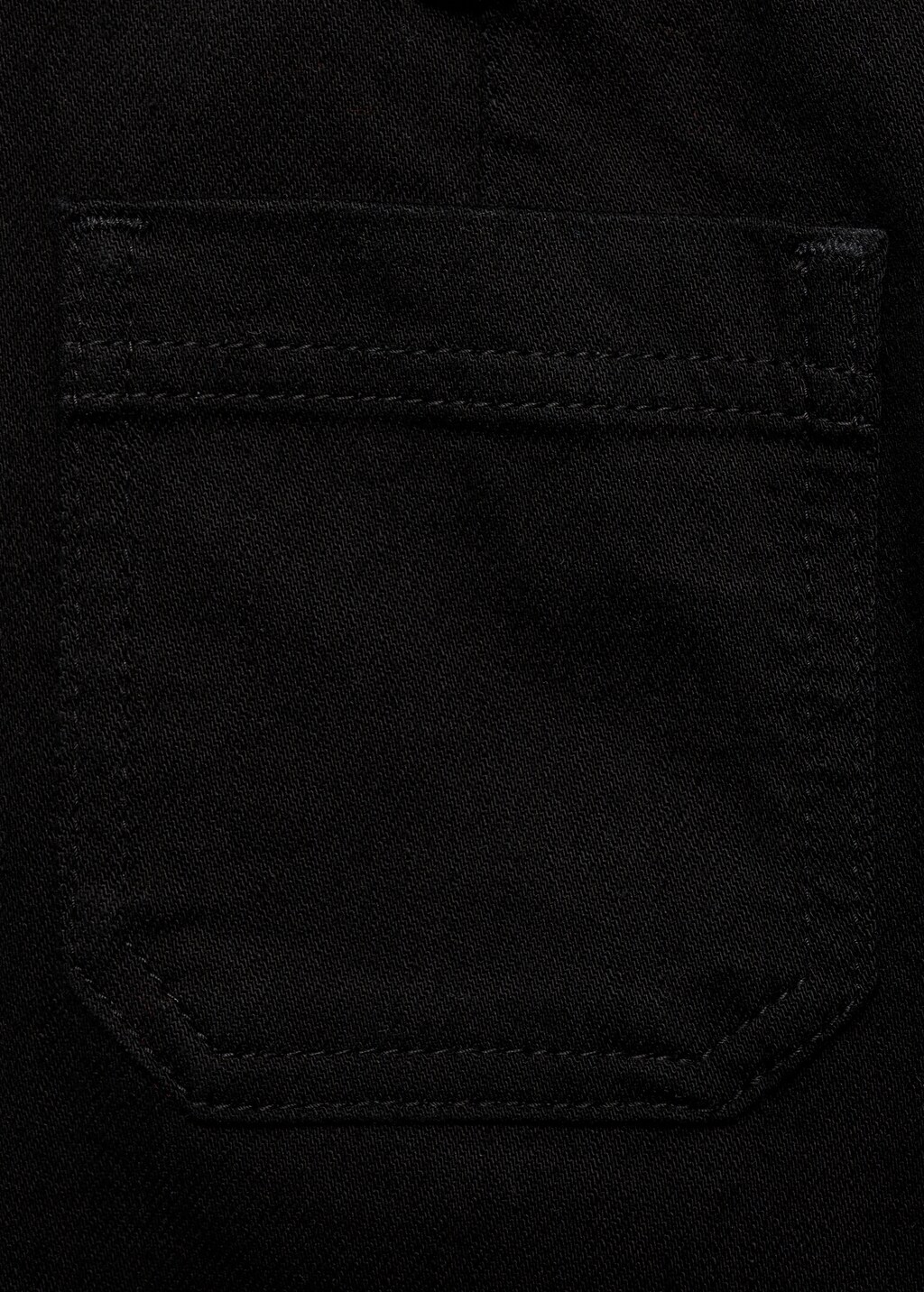 Flared cropped jeans with pockets - Chocolate