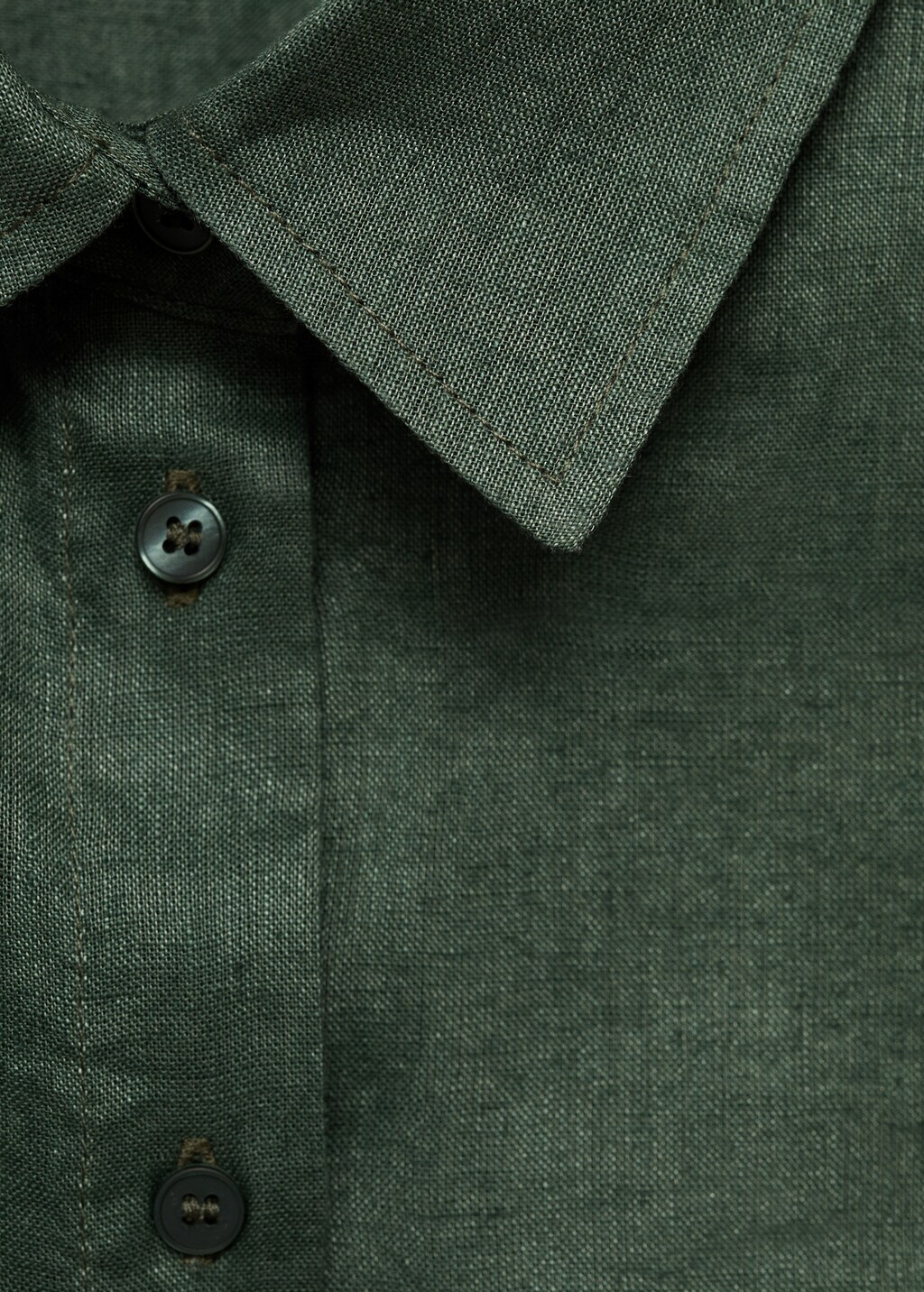 Pocket linen shirt - Off White