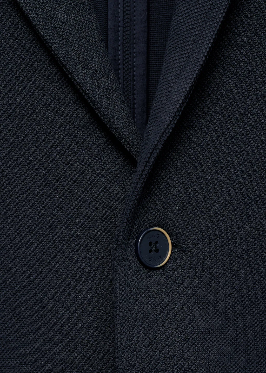 Knitted jacket with pockets - Dark Navy