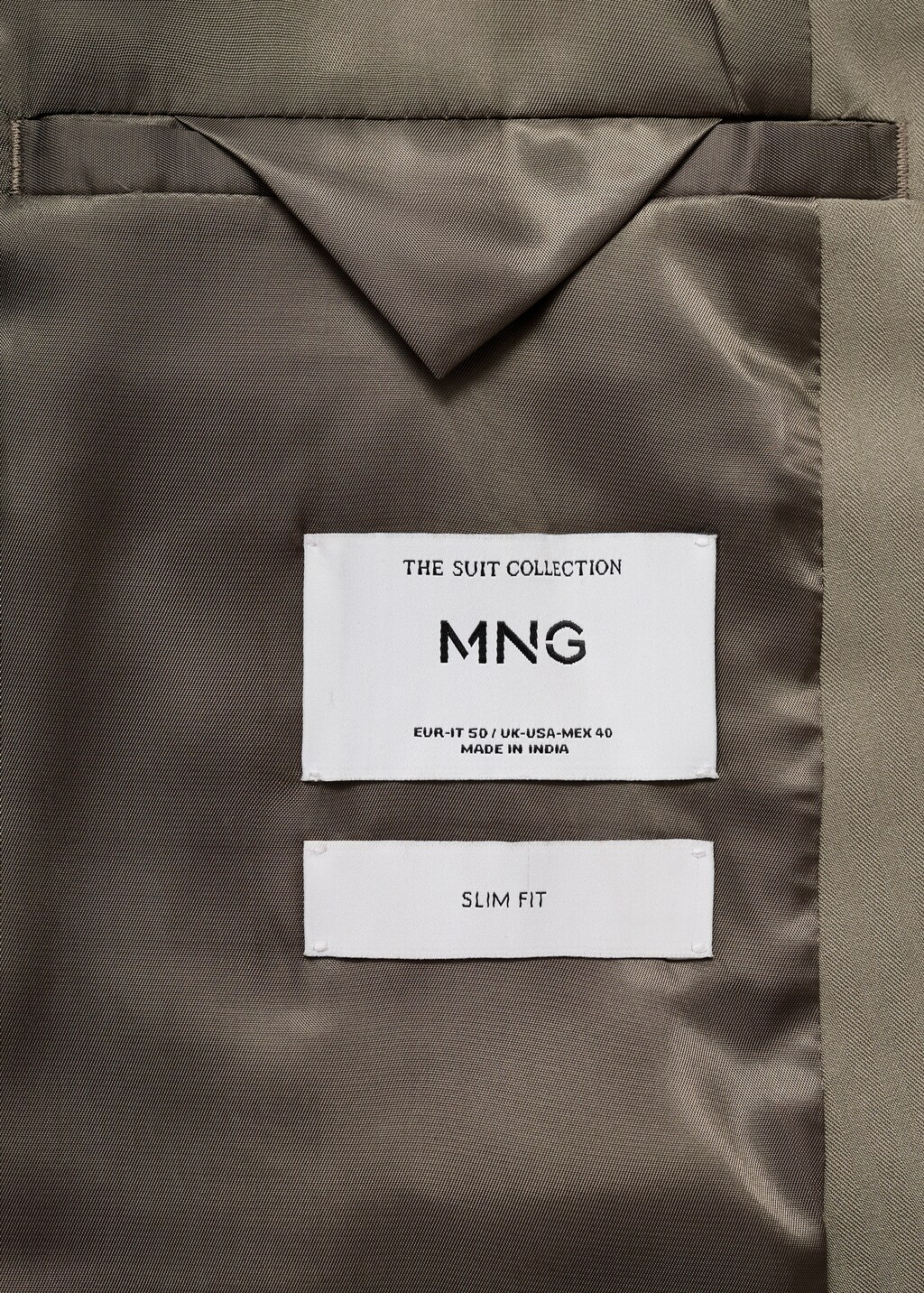 Monaco double-breasted slim-fit suit jacket - Grey