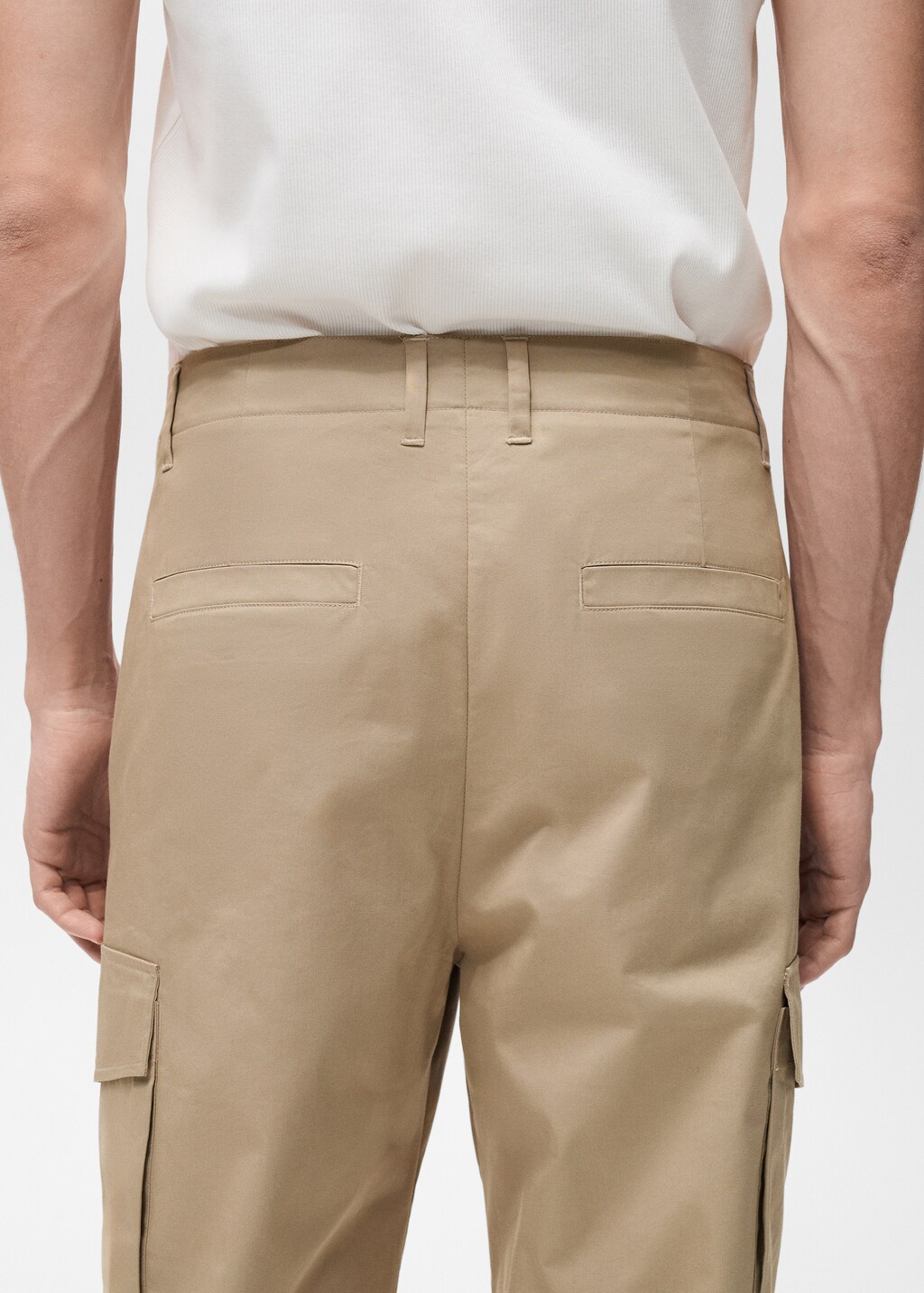 Relaxed-fit cargo trousers - Medium Brown