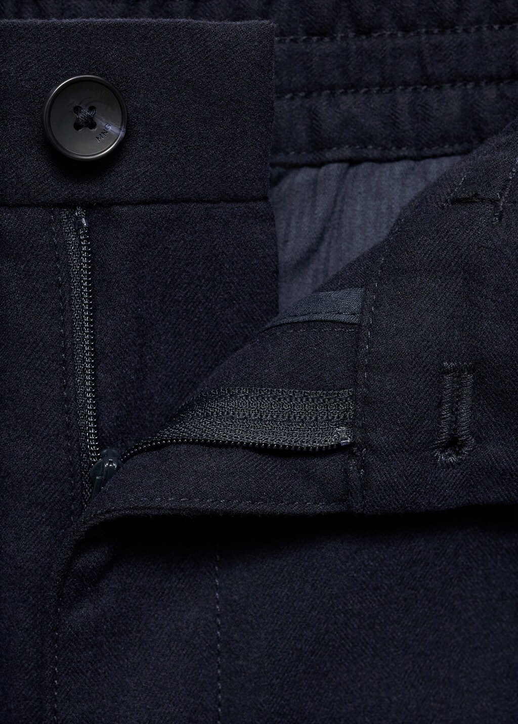 Cotton pants with adjustable drawstring - Khaki