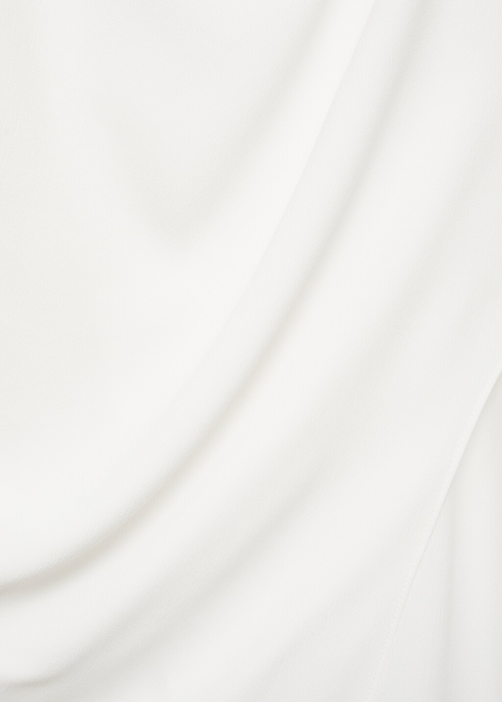 Sleeveless draped blouse - Black