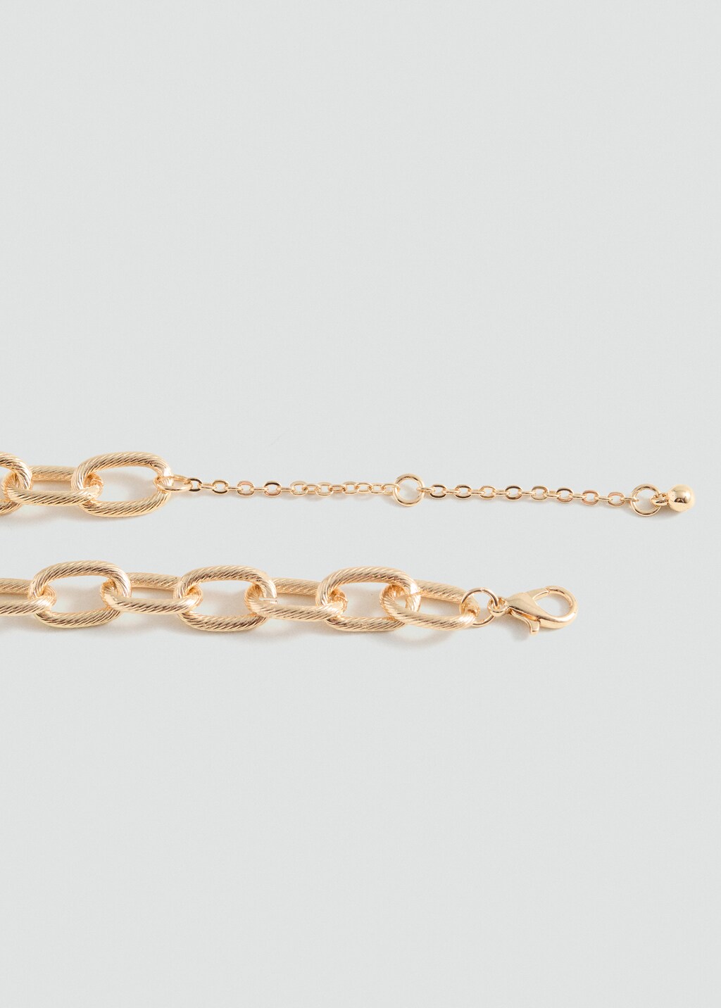 Interwoven chain necklace - Gold