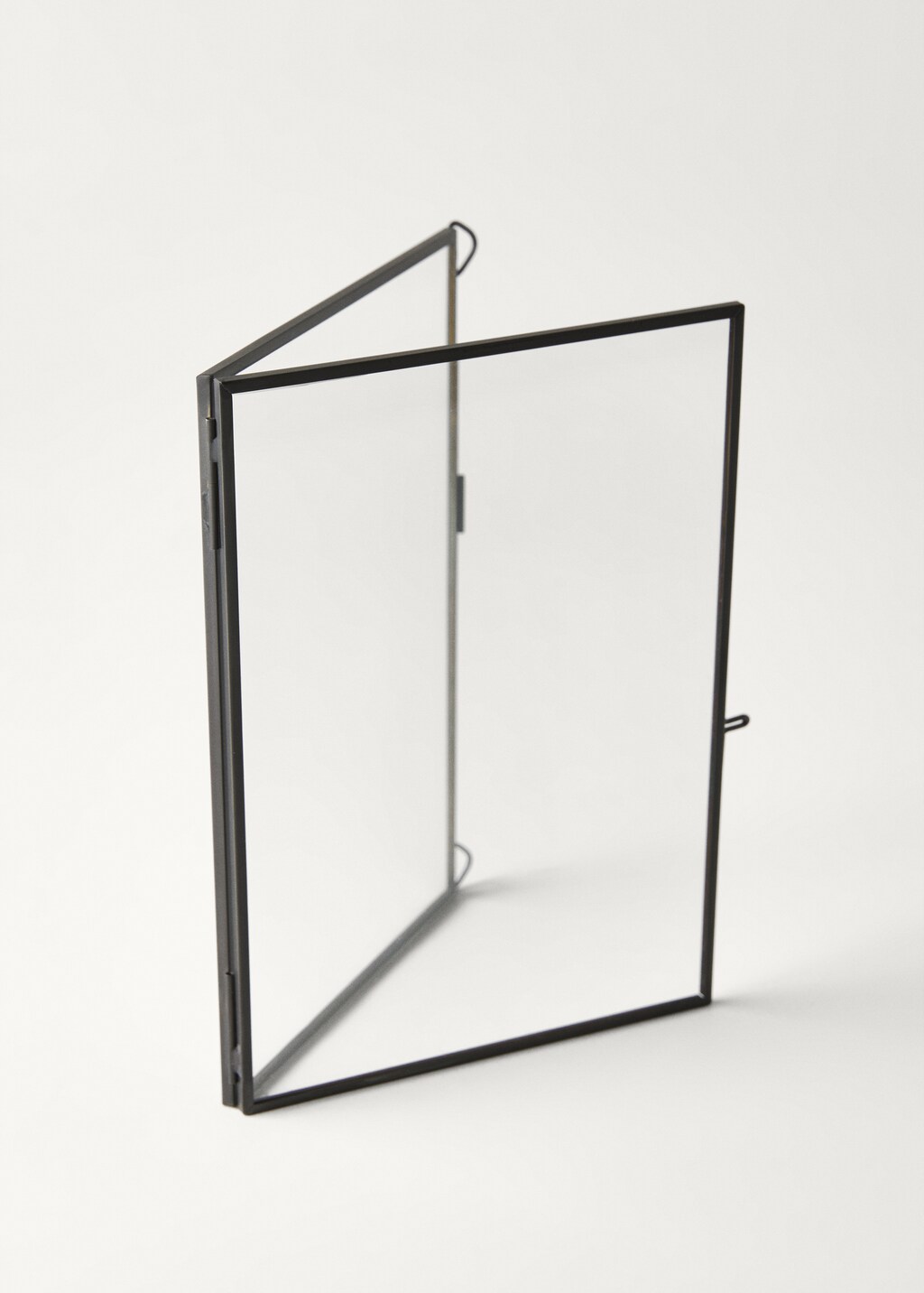 Rectangular metal frame - Black