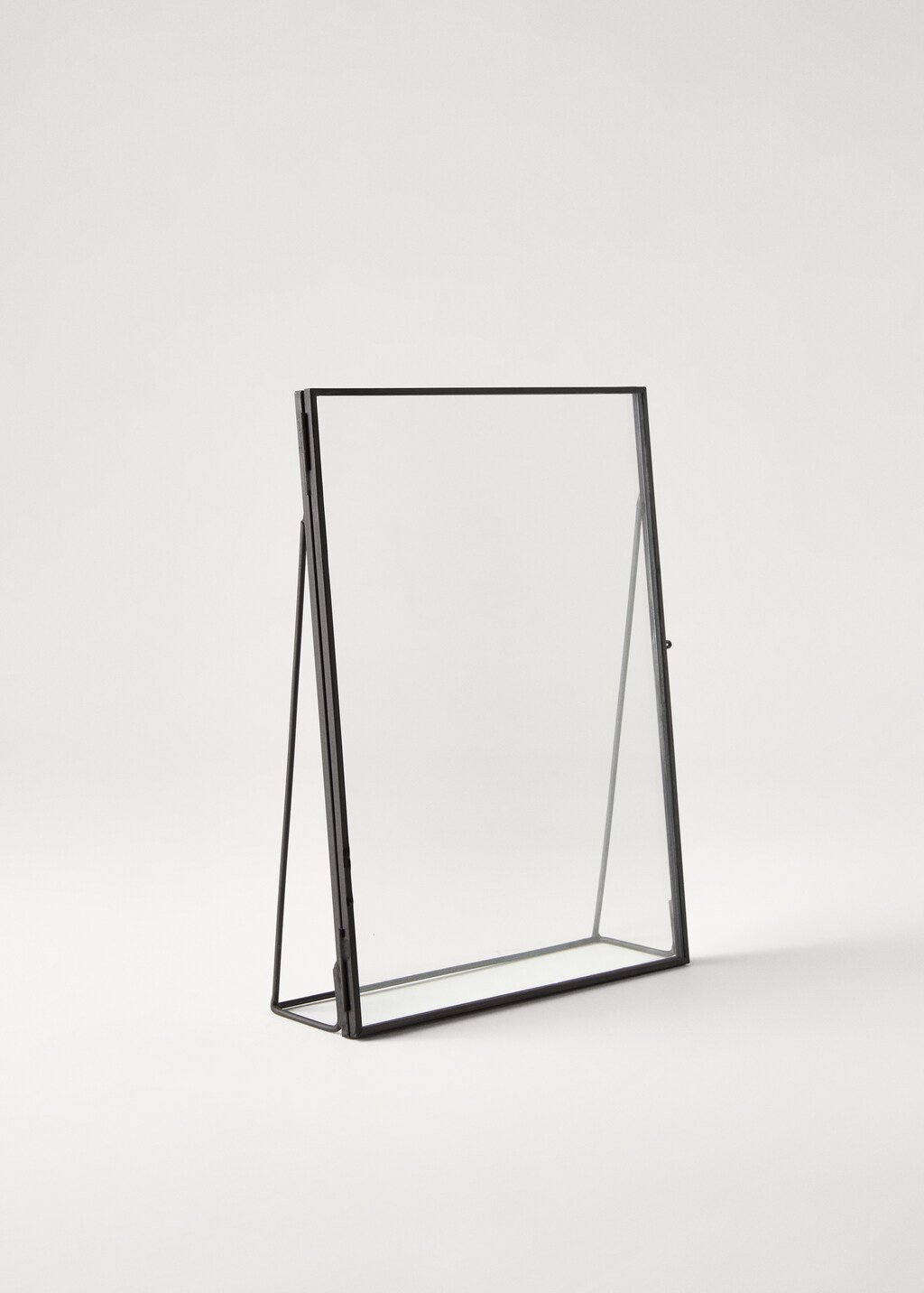 Metal frame large triangular foot - Black