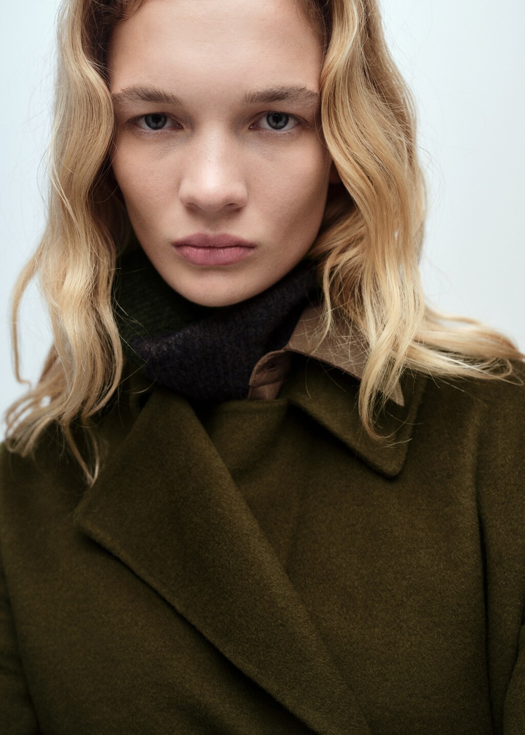 Belt handmade coat - Medium Brown