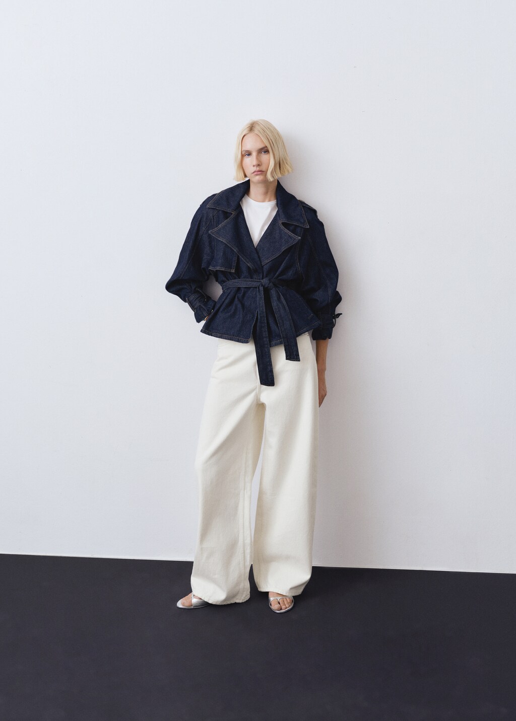 Short-sleeved cotton t-shirt - Black