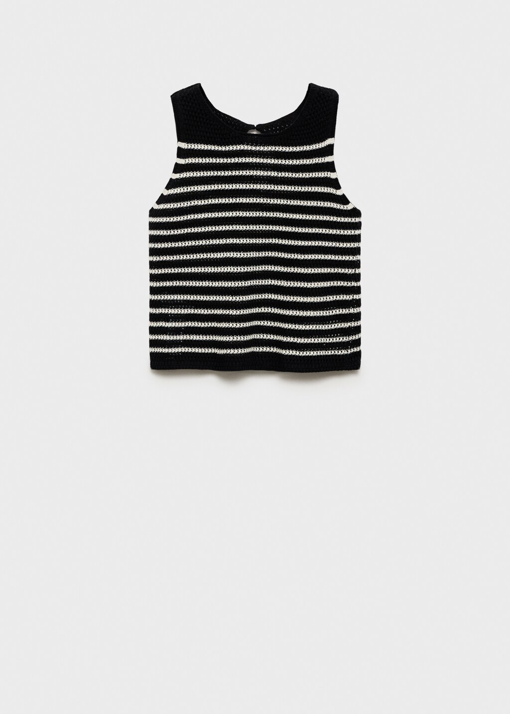 Striped knit top - Off White