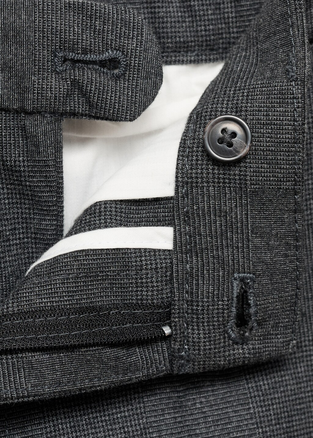 Regular-fit flannel trousers - Light Heather Grey