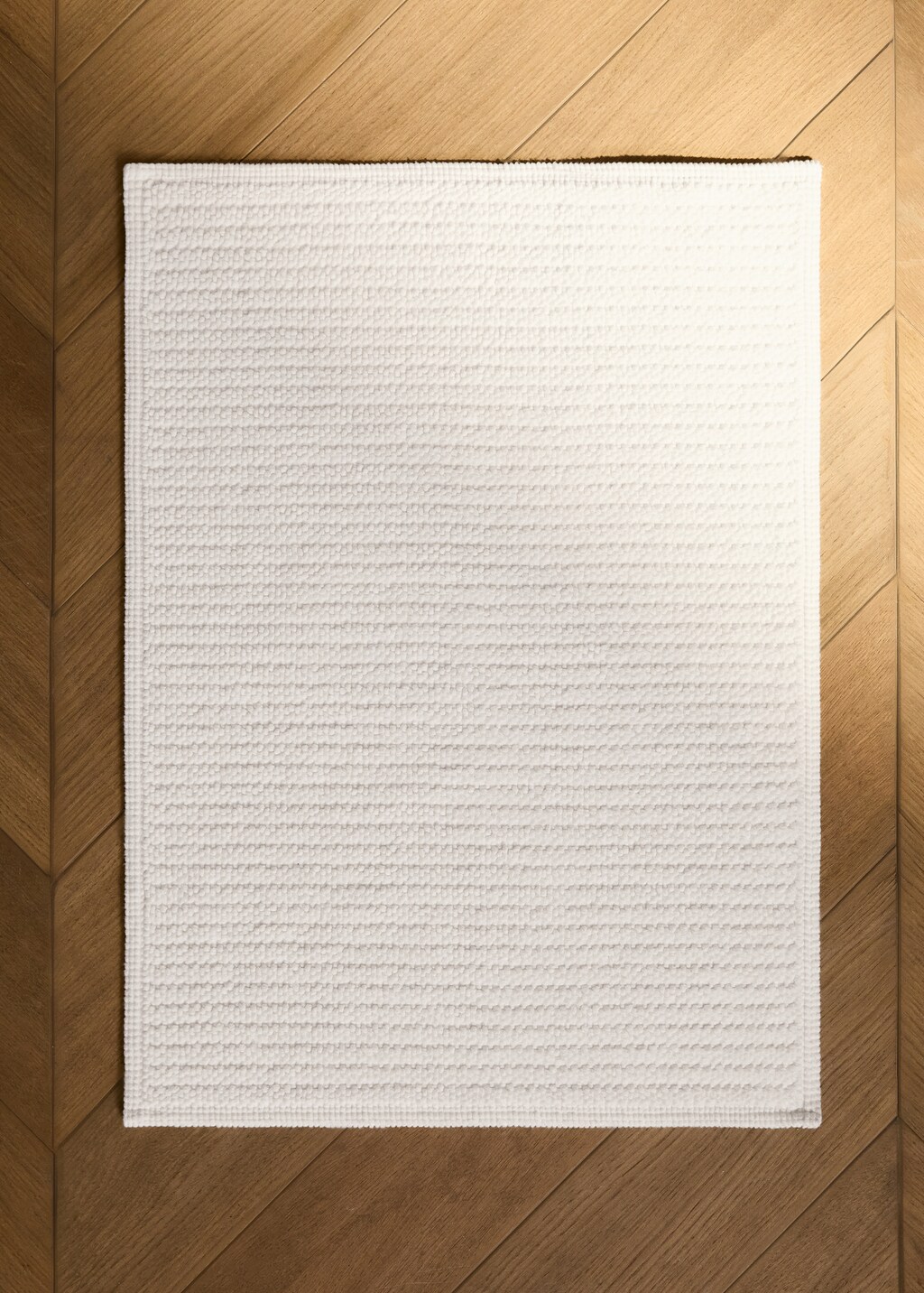 Reversible bath mat - White