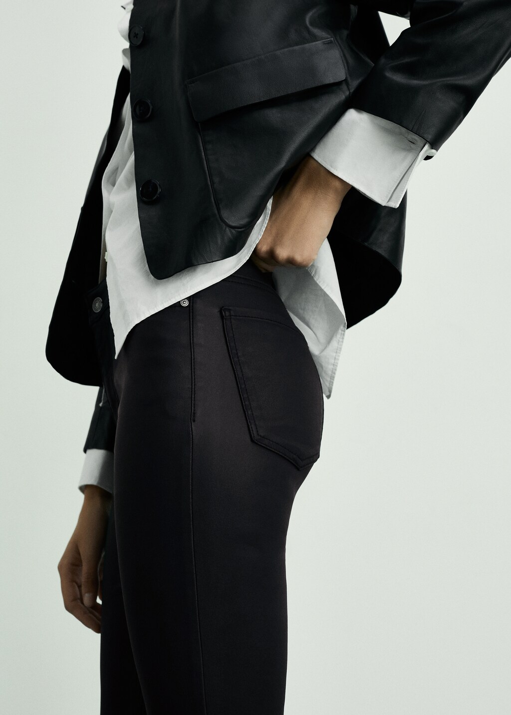 Sienna flared cropped jeans - White