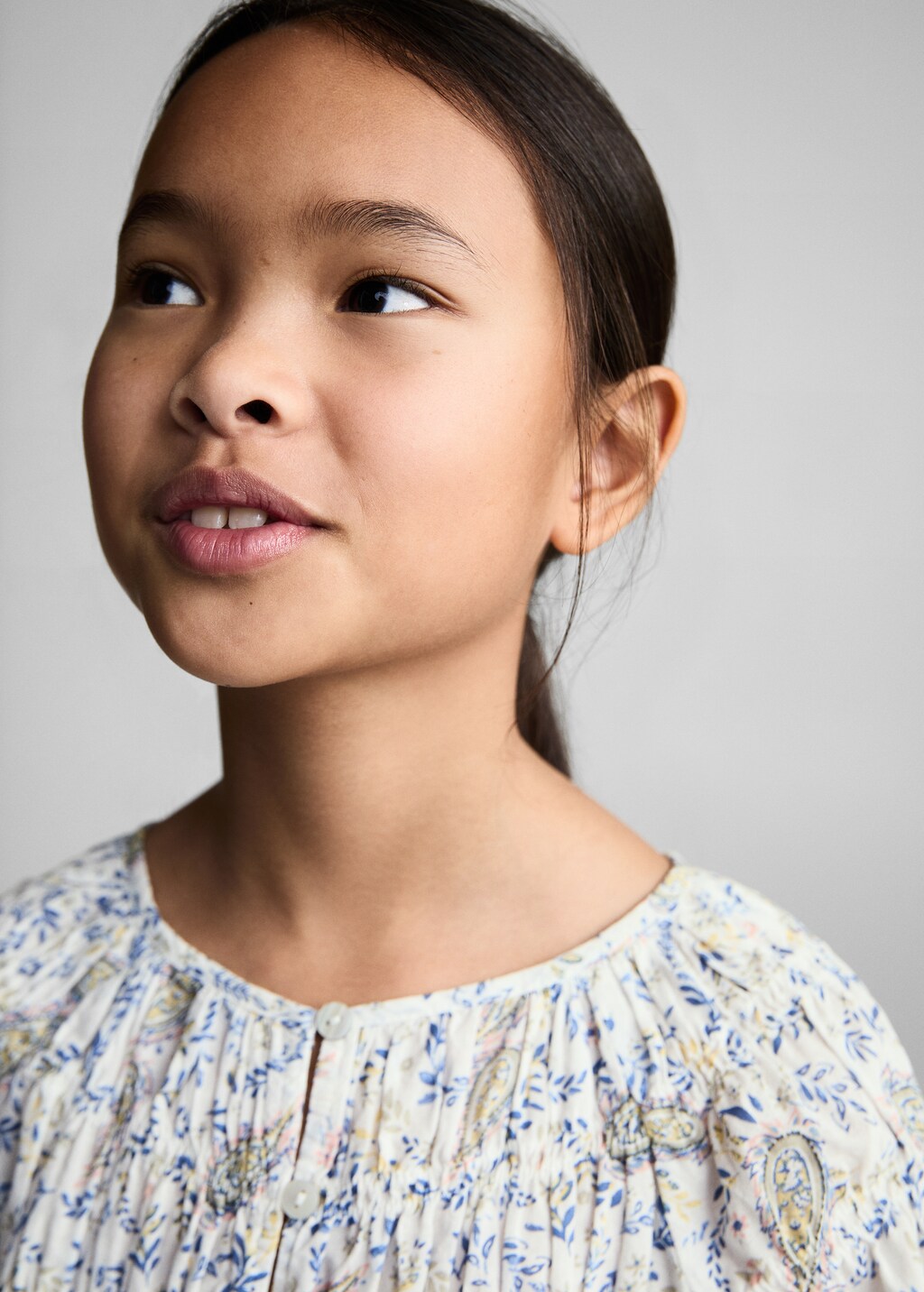 Paisley print blouse - White