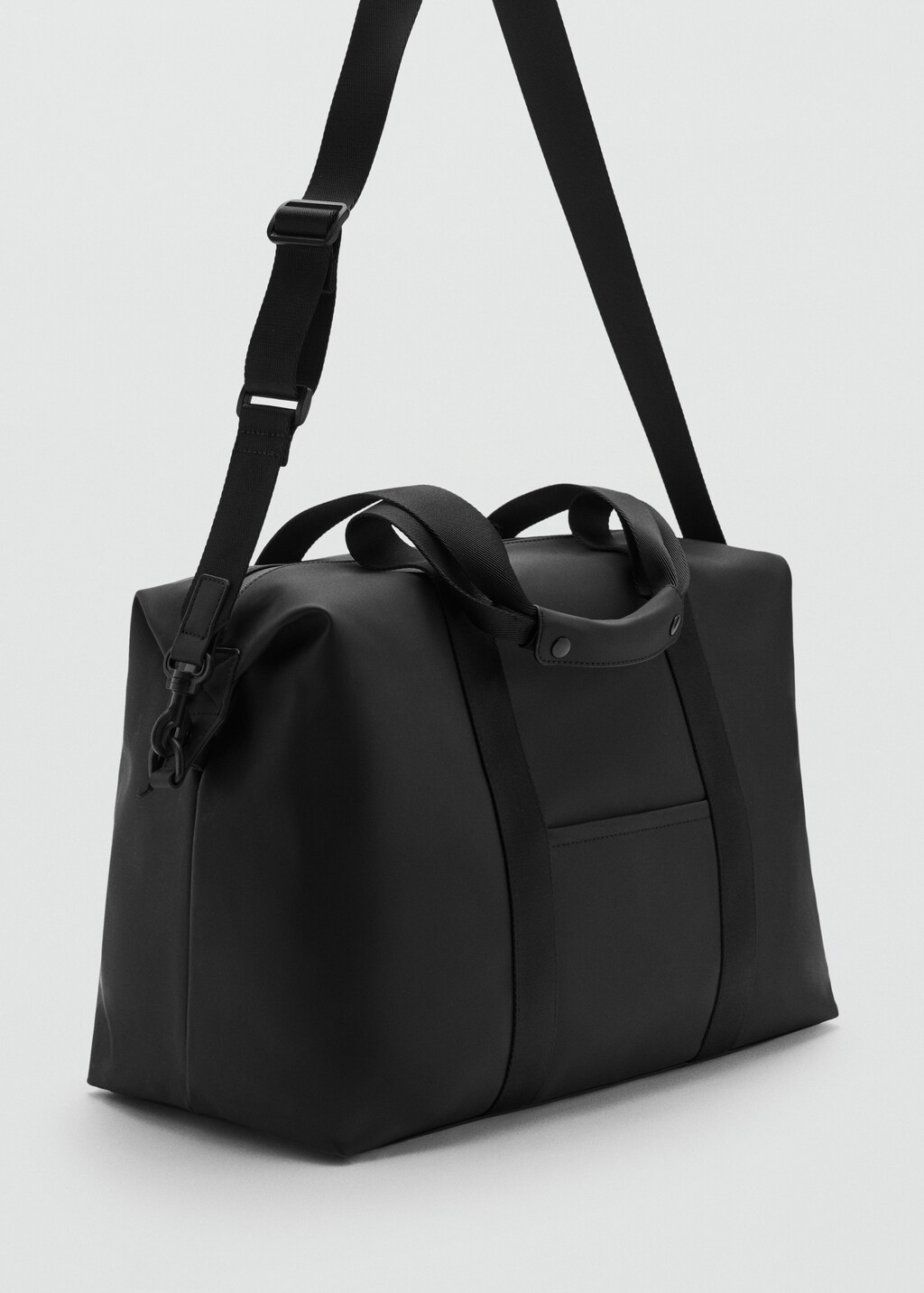 Rubberised bowling bag - Black