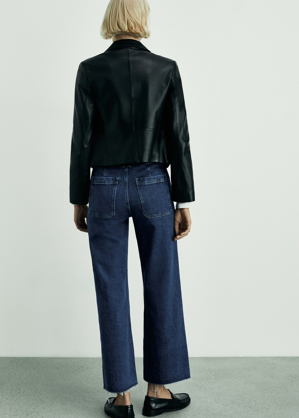 Catherin culotte high-rise jeans - Black denim