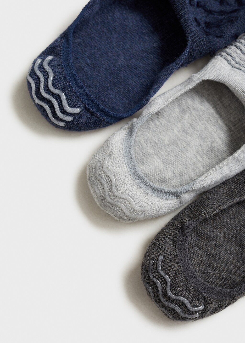 3 pack mixed socks - Grey