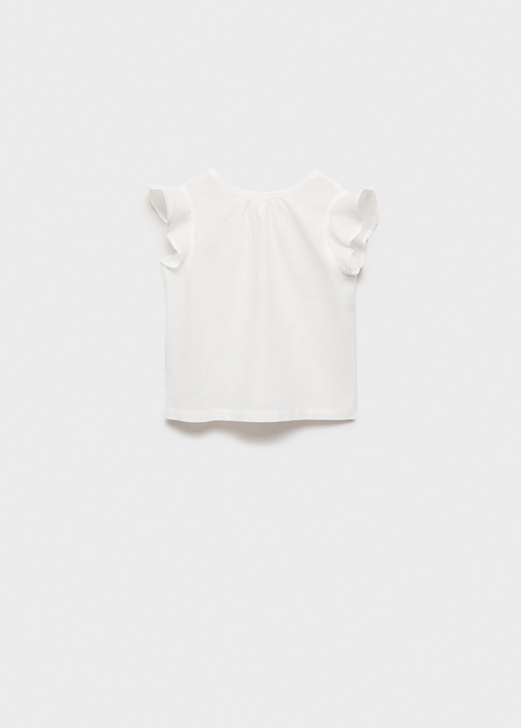 Ruffled blouse - White