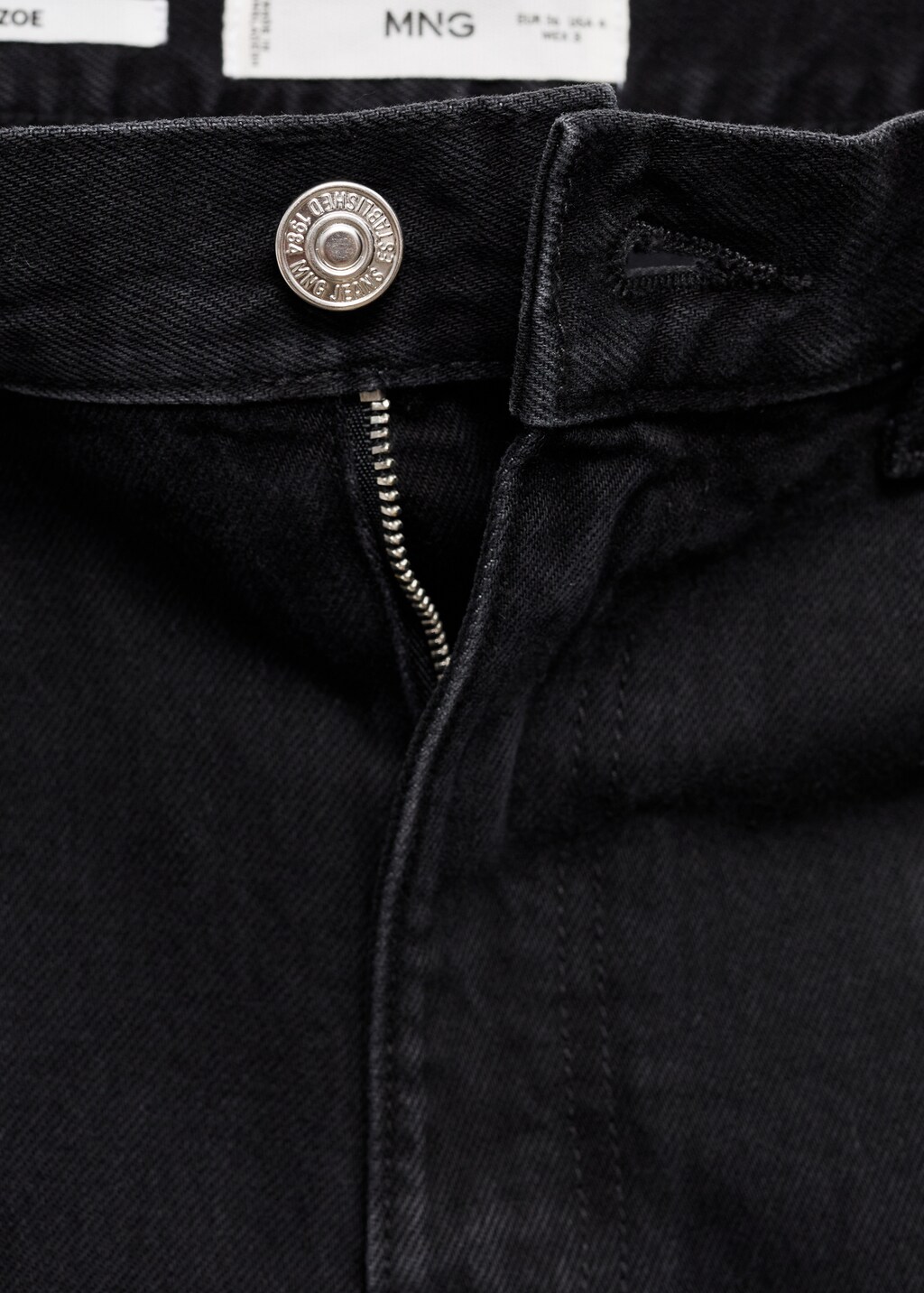 High-rise denim shorts - White