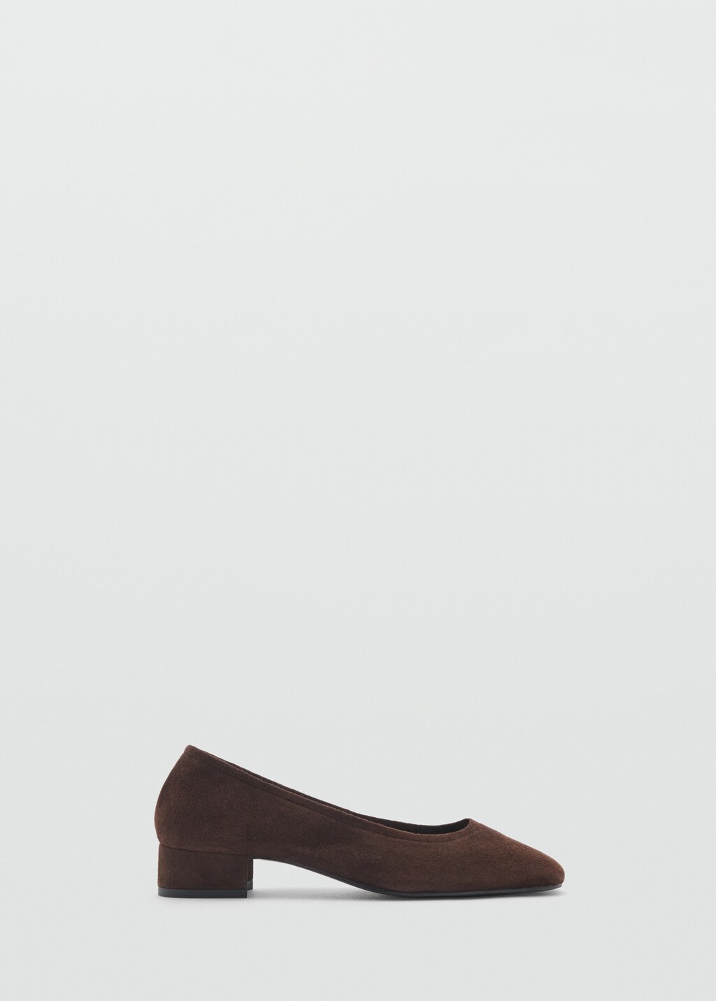 Suede heeled shoes - Chocolate