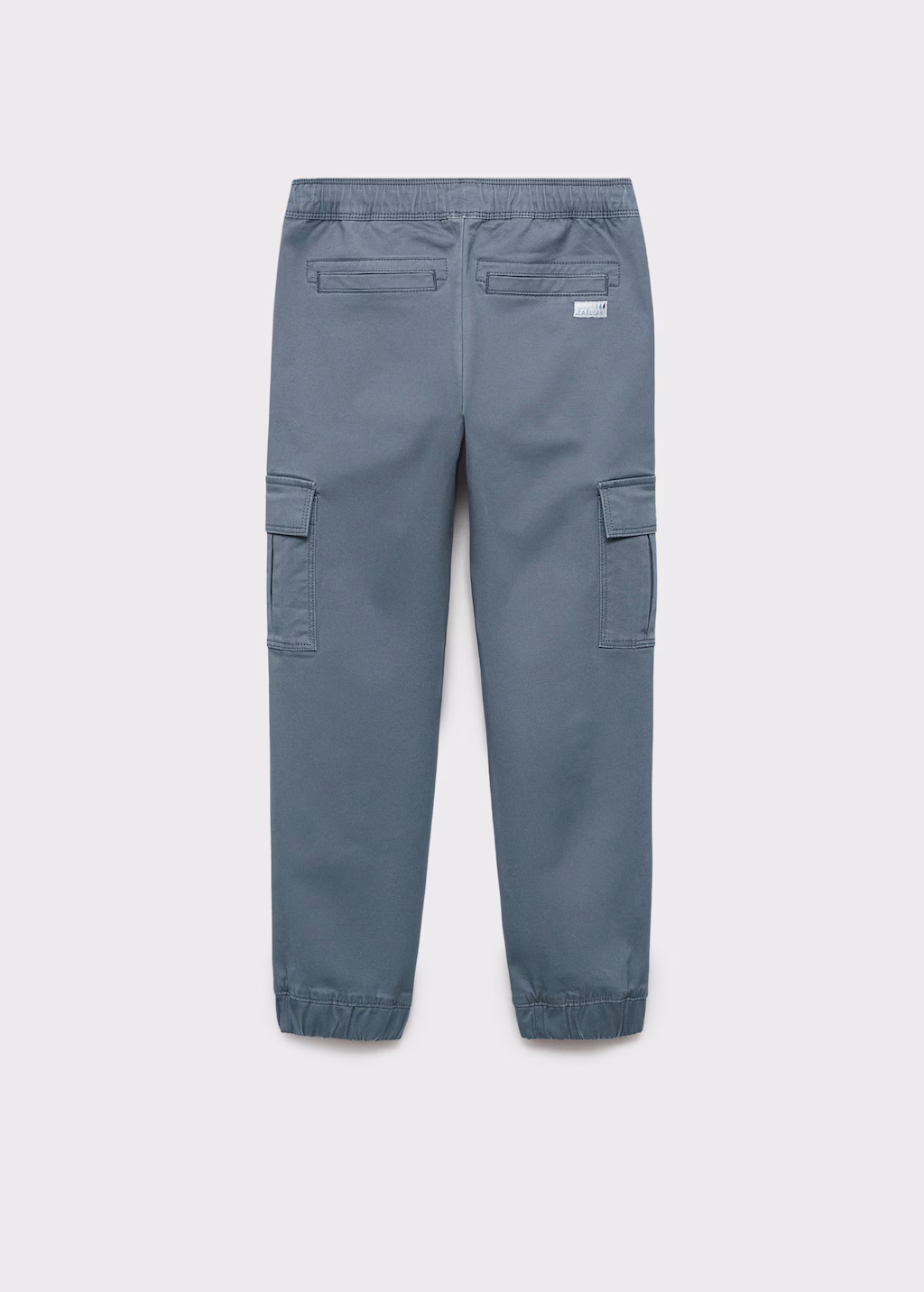 Cotton cargo trousers - China Blue