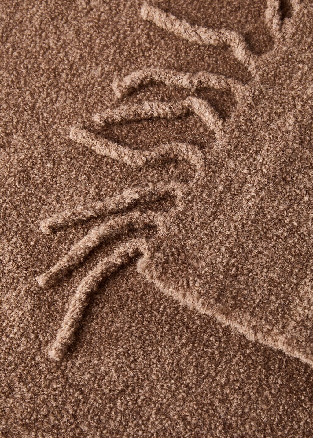 Blanket/plaid brenta - Medium Grey