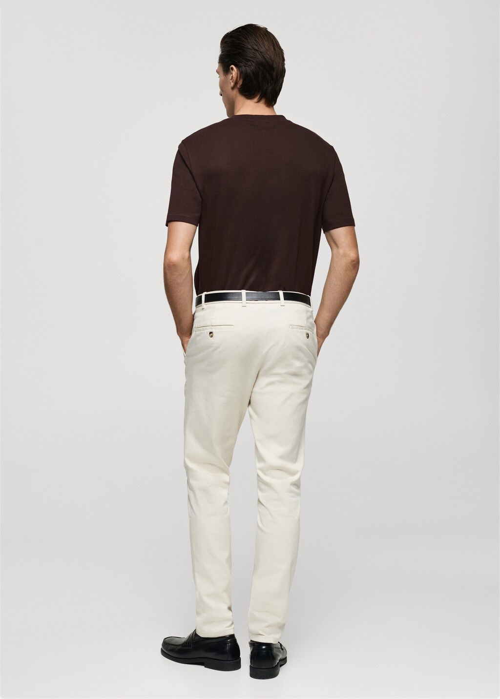 Medium weight regular fit T-shirt - Black