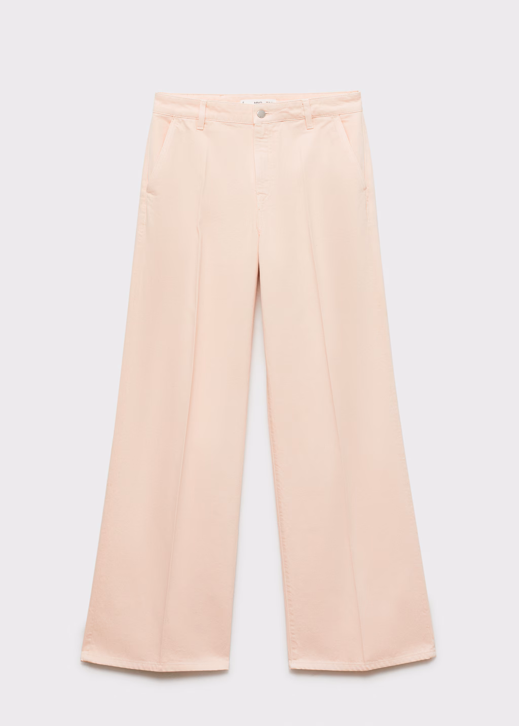 High-rise wideleg jeans - Ecru