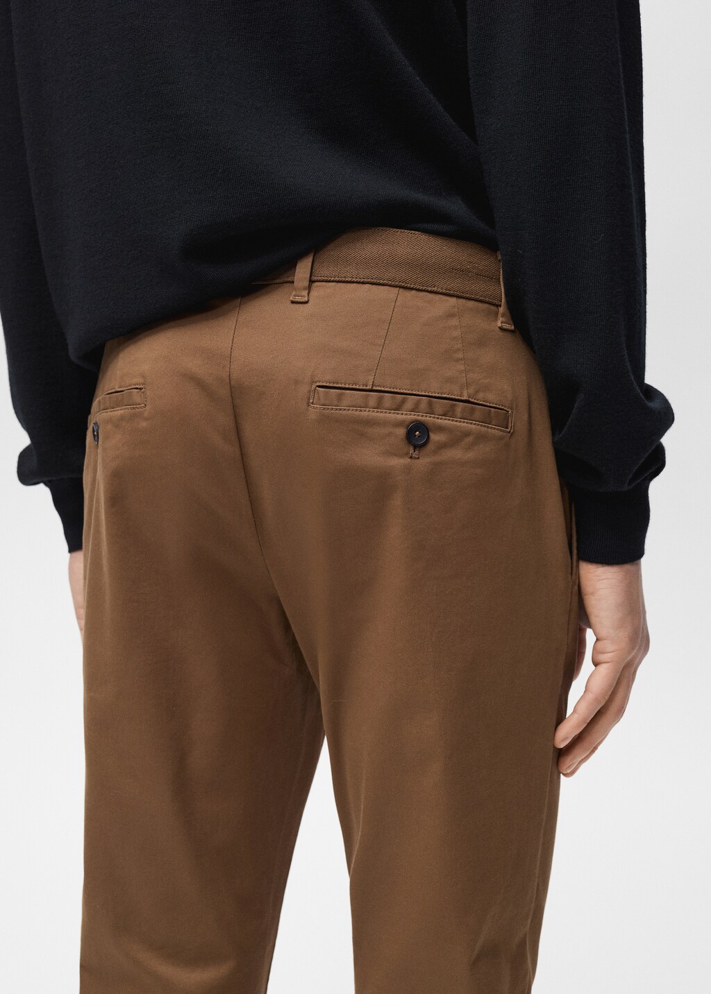 Prato cropped tapered chino trousers - Beige