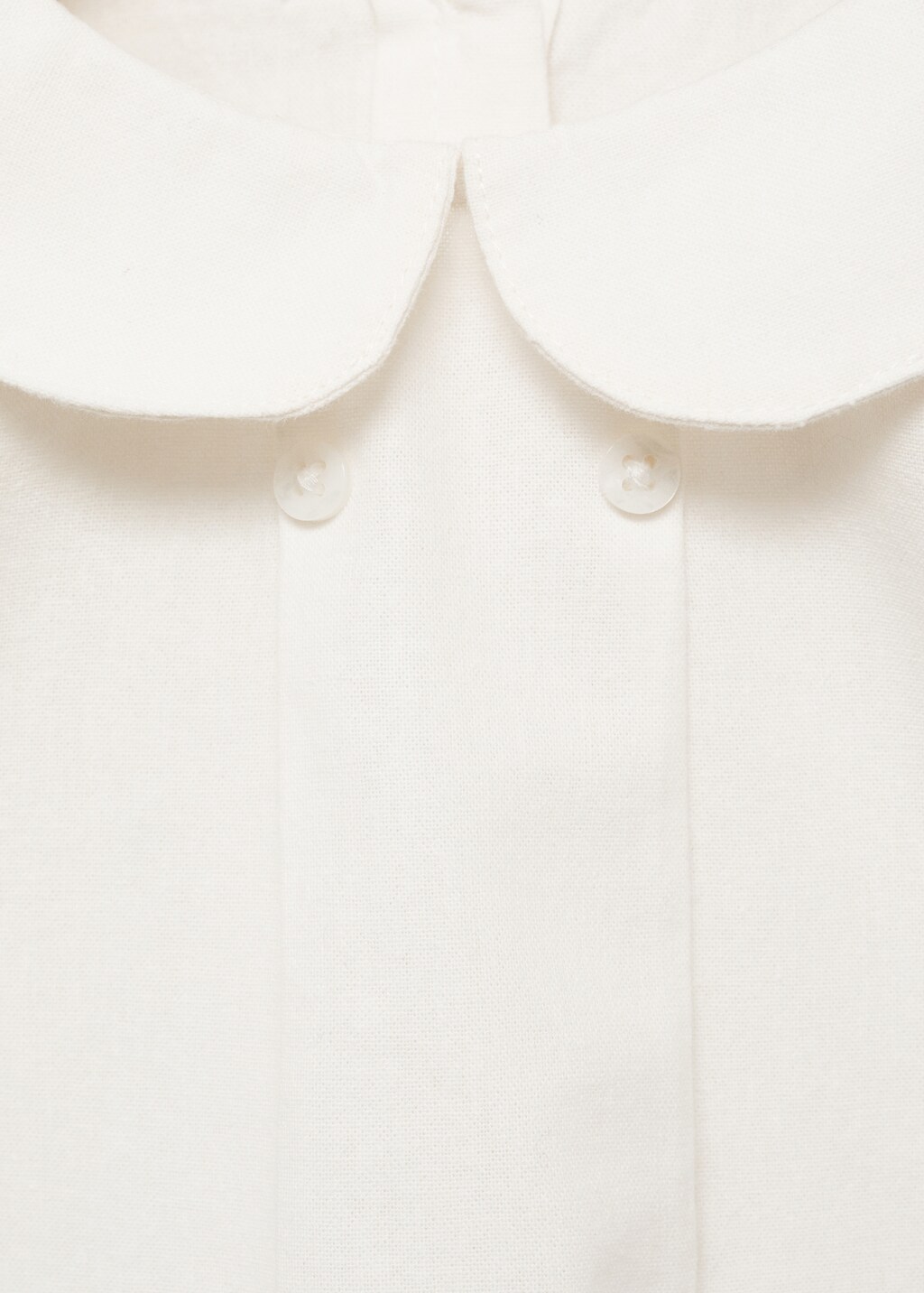 Babydoll collar blouse - Off White