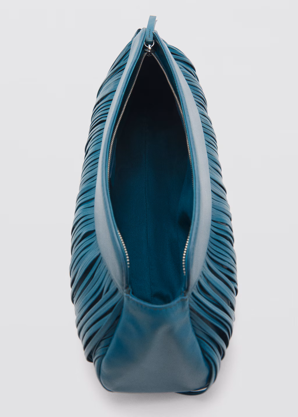 Leather handbag - Prussian Blue