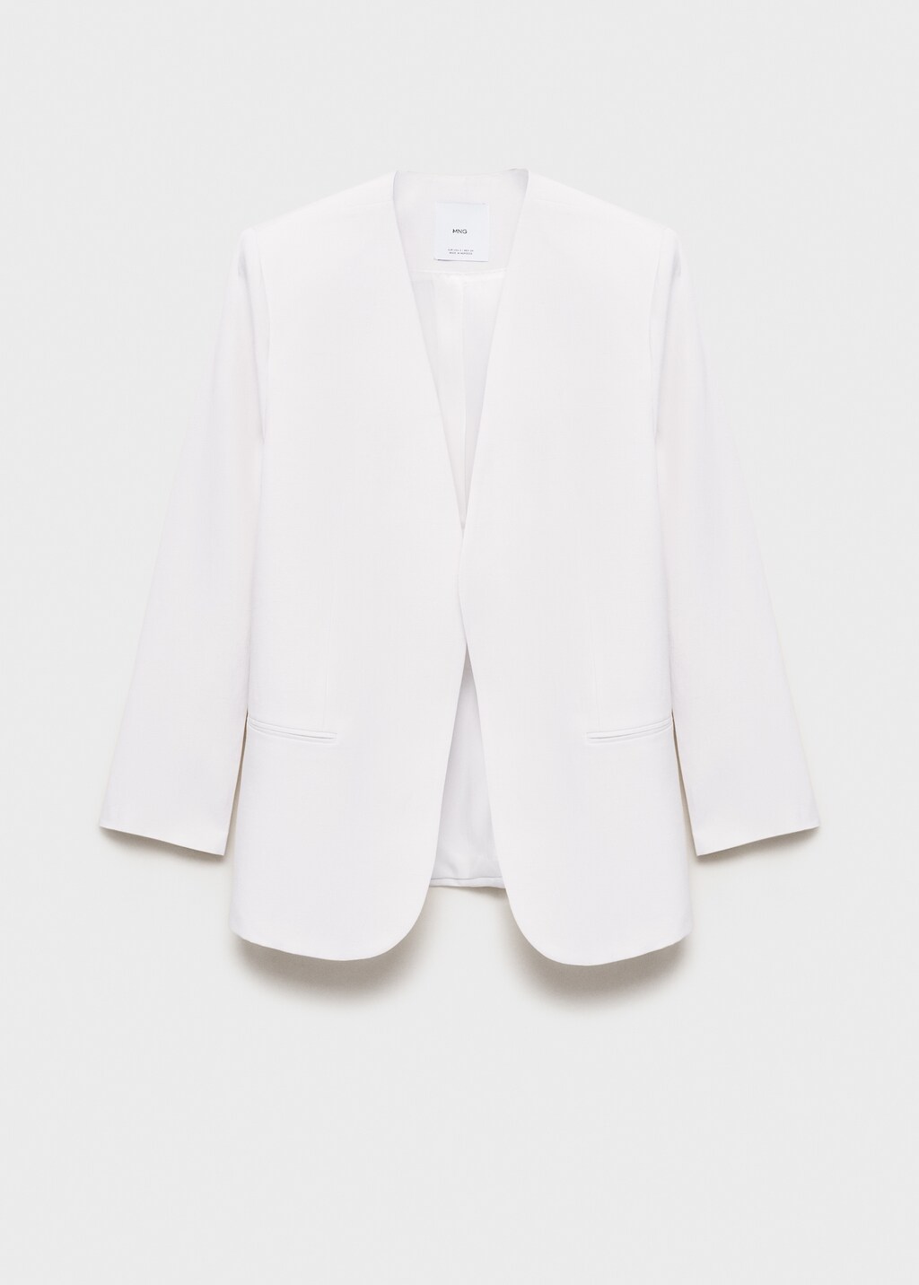 Lyocell and linen-blend jacket - Ecru