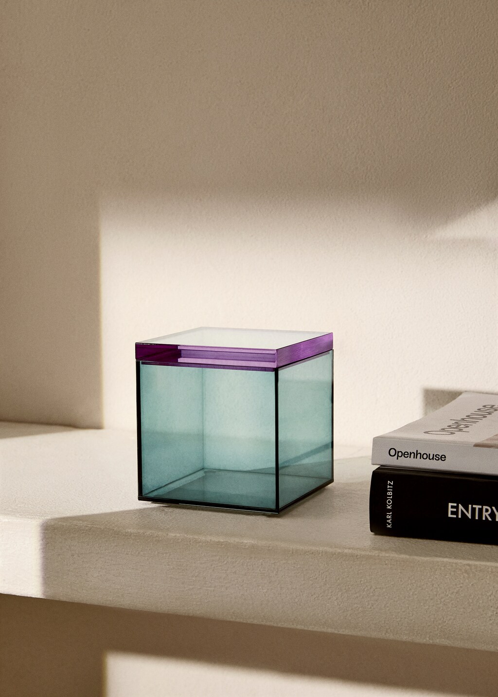 Small two-color acrylic box - Orange