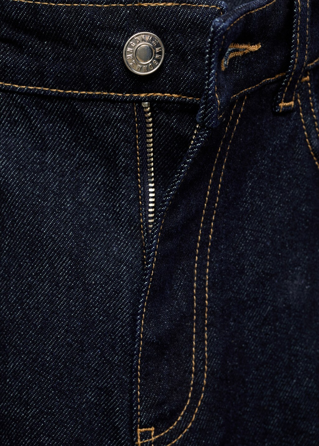 Wideleg cropped jeans with seam detail - Open Blue