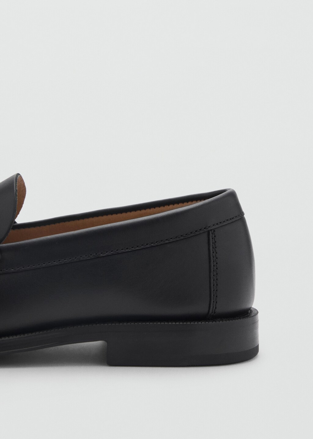 Leather penny loafers - Black