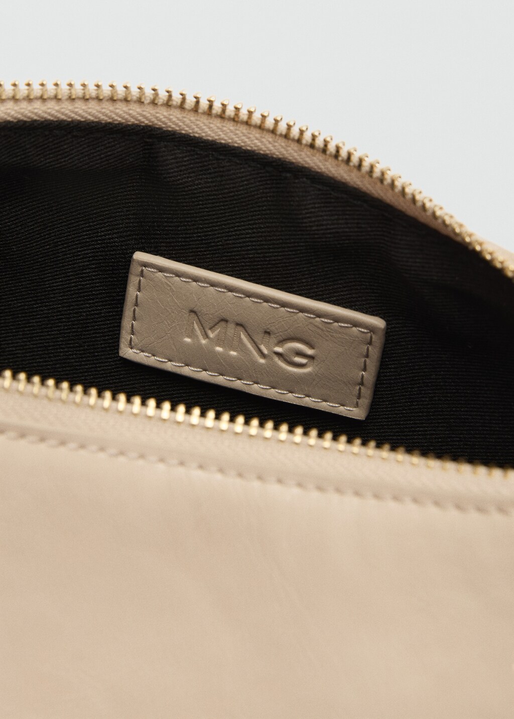 Double-handle chain bag - Black