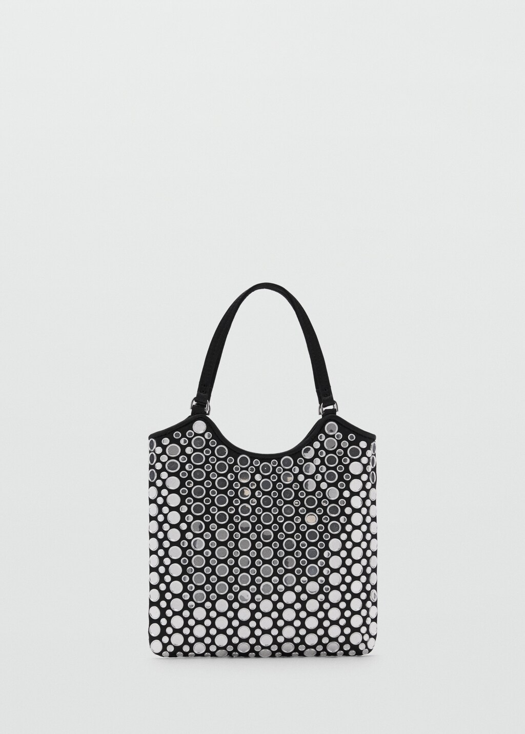 Mini bag with mirror detail - Black