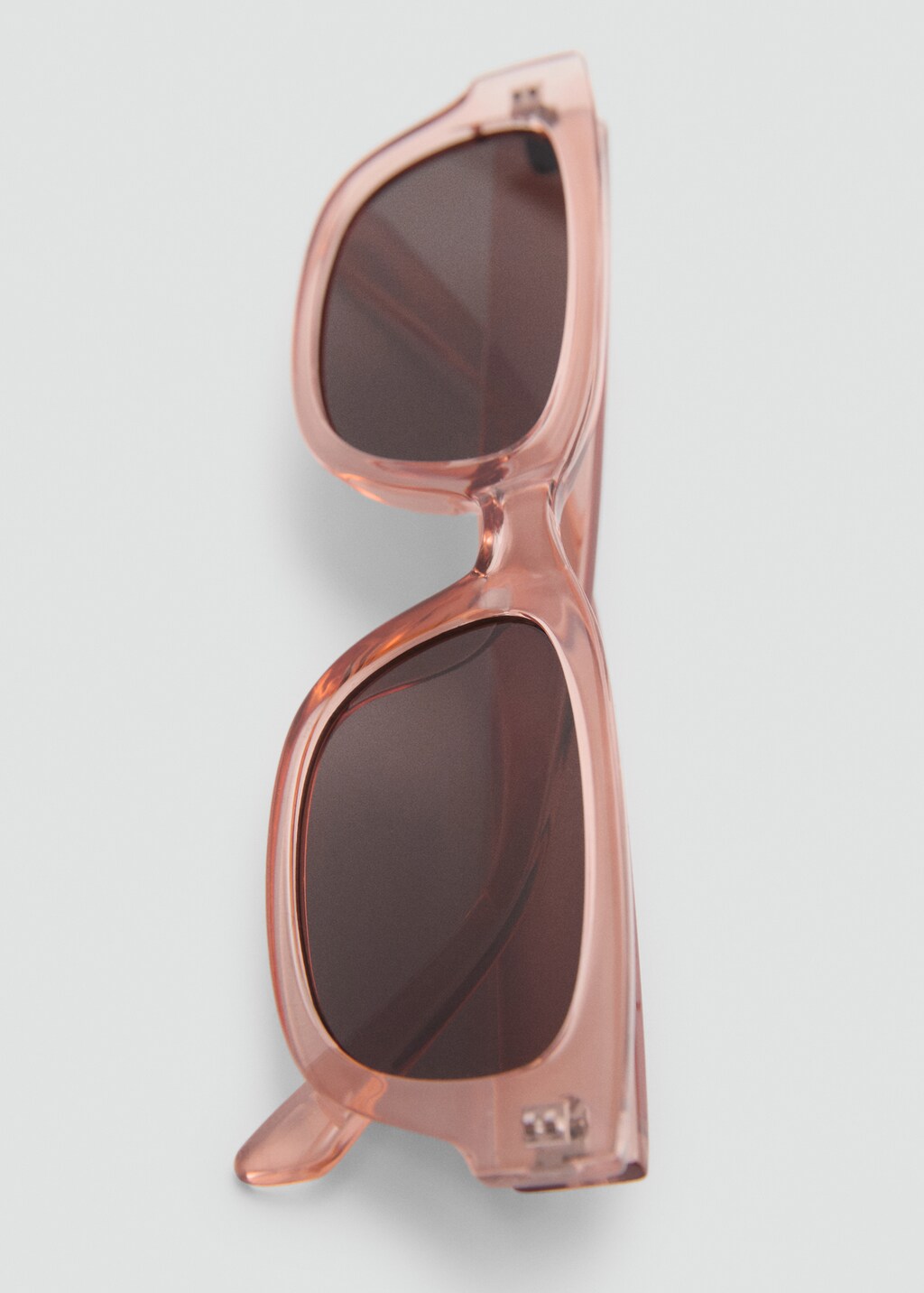 Rectangular-frame sunglasses - Chocolate