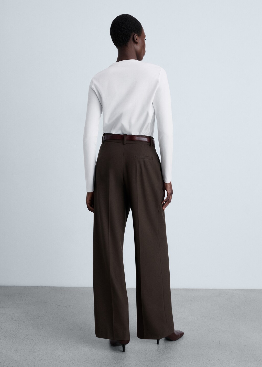 Thin round-neck t-shirt - Dark Heather Grey