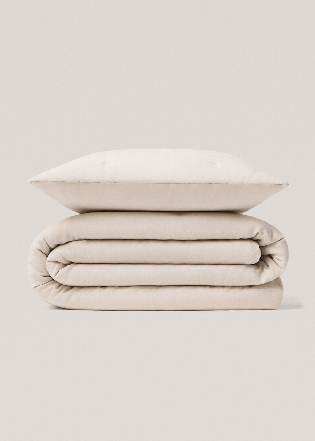 Linen quilt - White