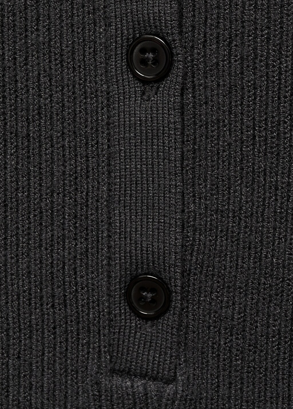 Polo-neck jumpsuit - Charcoal