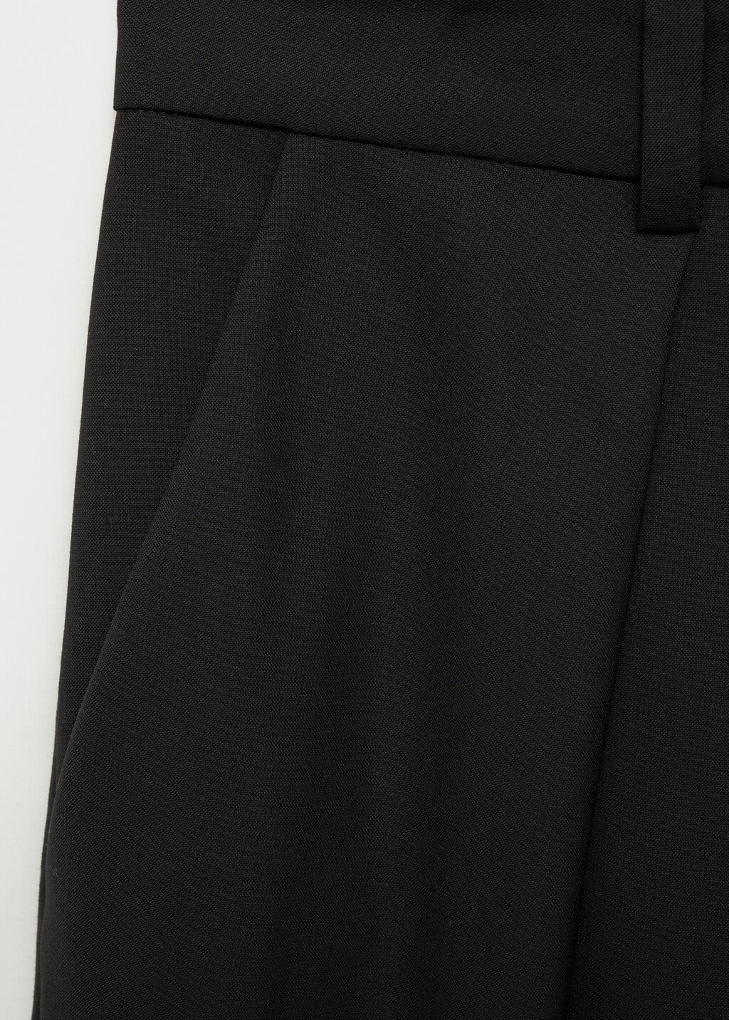 Straight-fit pleated trousers - Charcoal