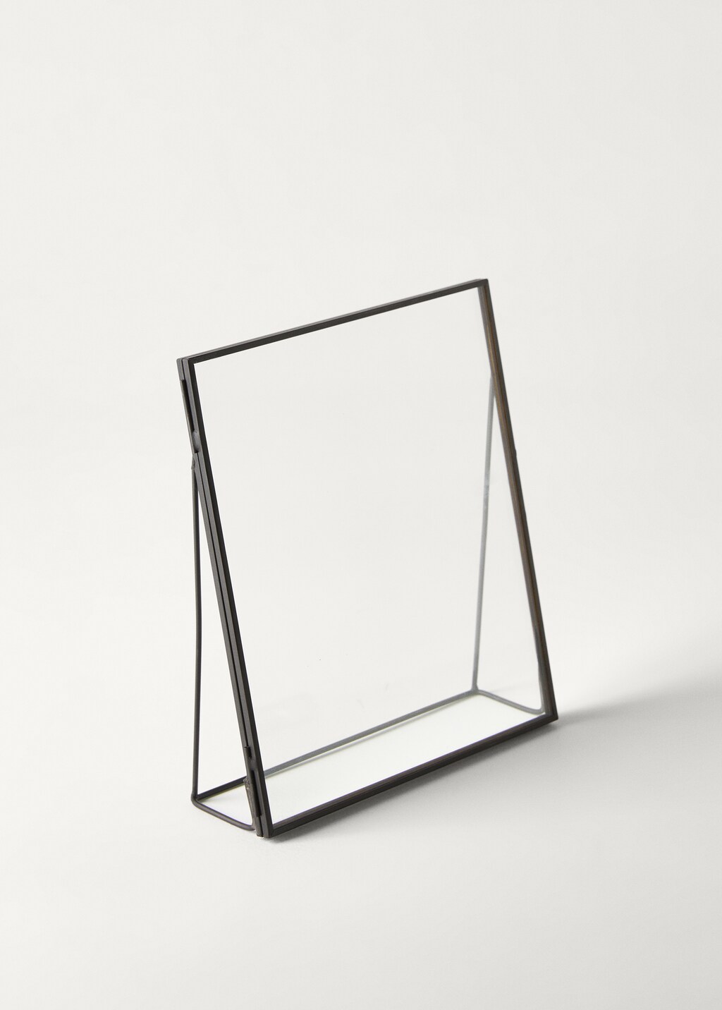 Metal frame medium triangular foot - Black