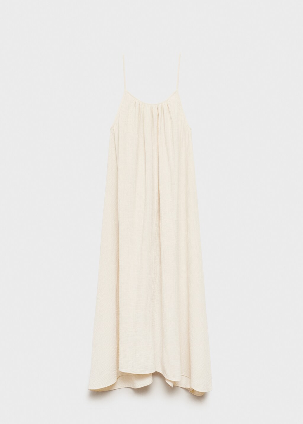 Plain cotton shirt - Beige