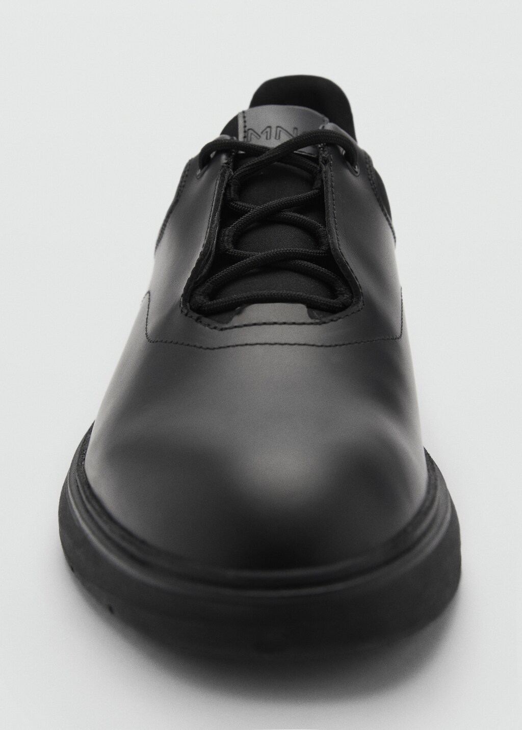 Coolmax® combined leather shoes - Black